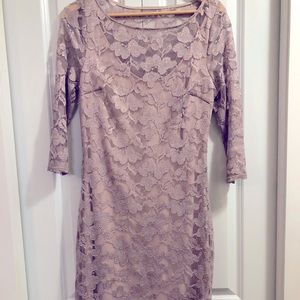 Dirty rose lace dress